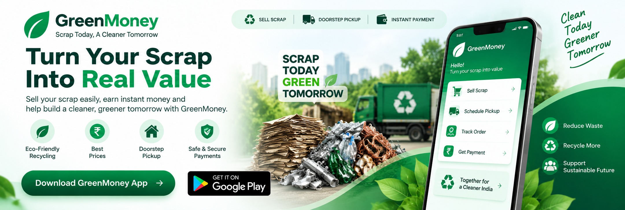 GreenMoney Mobile Banner