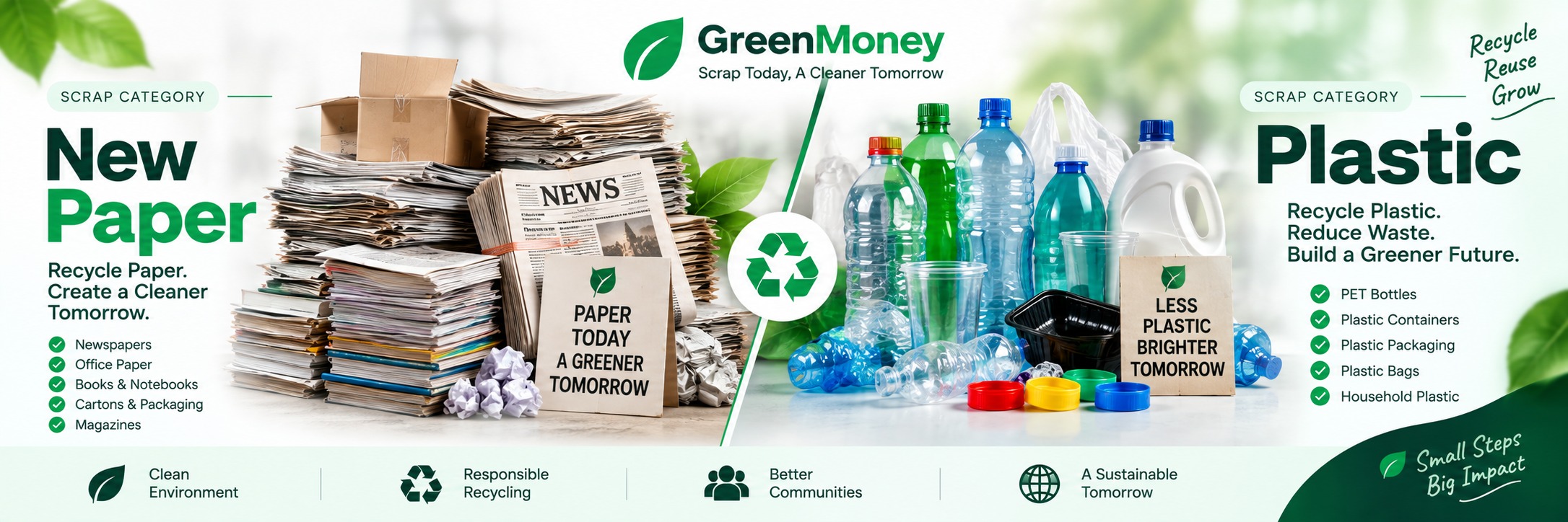 GreenMoney Mobile Banner